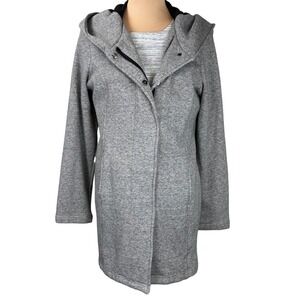 NWT Sebby Collection Gray Hooded Knit Coat Jacket Medium Casual‎ $100 MSRP